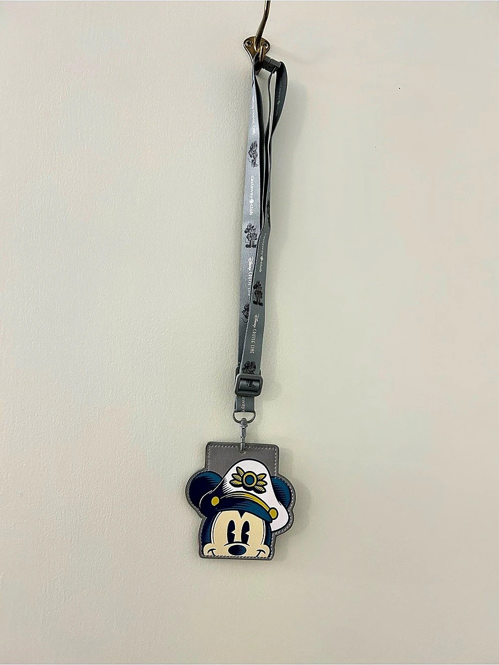 Disney Cruise Line 2026 lanyard badge holder Castaway Club